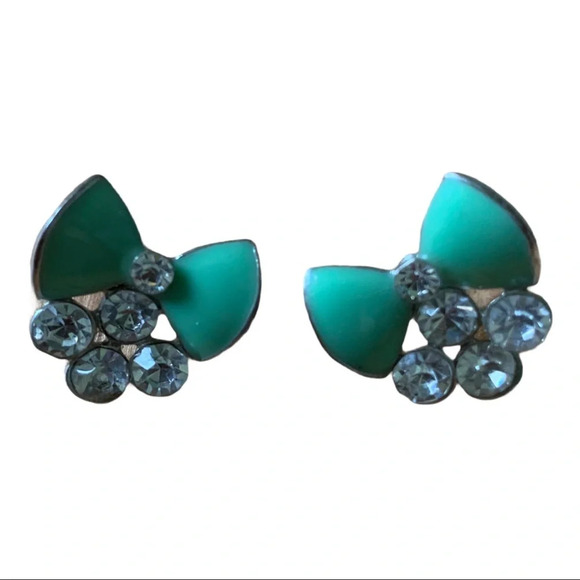 Vintage Tiffany like bow earrings - Picture 1 of 4